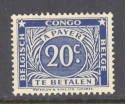 Belgian Congo Sc # J9 mint hinged (RS)