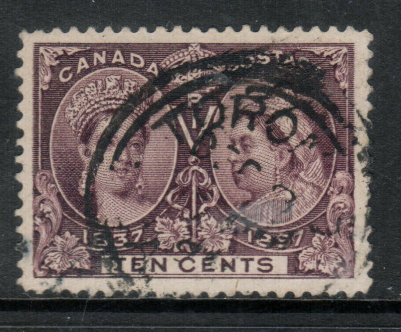 Canada #57 Extra Fine Used With Toronto 3 Ring CDS Cancel