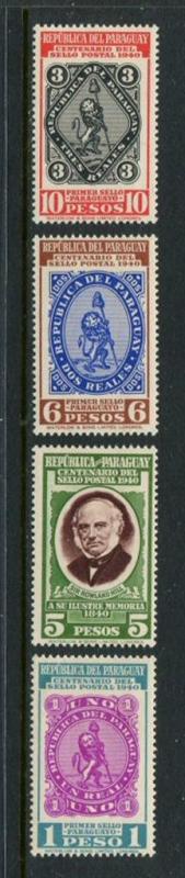 Paraguay #378-81 Mint