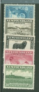 Newfoundland #192-196 Unused Multiple