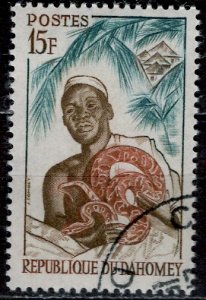 Dahomey 1963: Sc. # 163; O/Used CTO Single Stamp