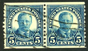 U.S. #602 USED PAIR