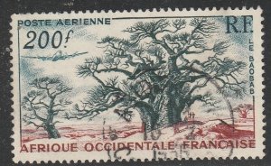 Afr. Occ. Fr.     C20    (O)    1954    Poste aérienne