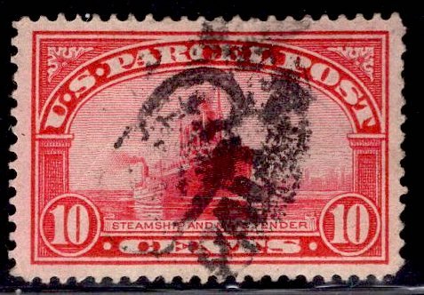 US Stamp #Q6 10c Carmine Rose Parcel Post USED SCV $3.00