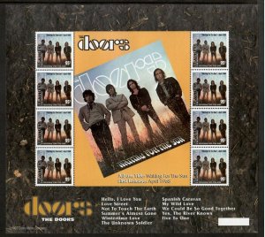 St. Vincent 1998 - The Doors Waiting for the Sun Sheet of 8 Stamps SC #2504 MNH