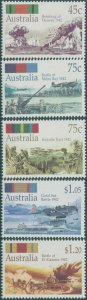 Australia 1992 SG1338-1342 WWII Battles set MNH