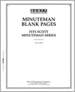 New Scott Minuteman Postage Stamp Collection Album Blank Pages - Pack of 20