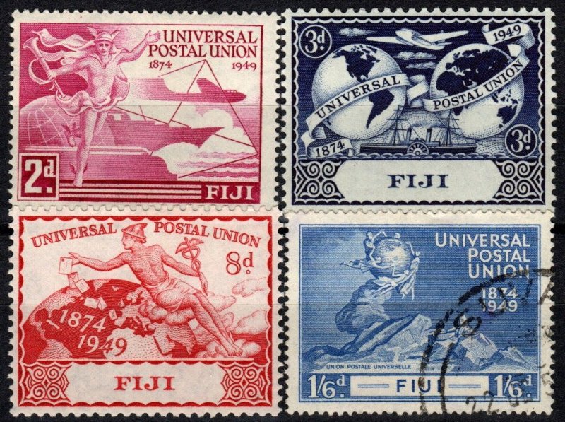 Fiji #141-4    F-VF   CV $5.95  (X1280)