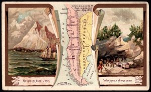 Cartão comercial dos EUA Arbuckle Brothers Coffee Company Ariosa café países estrangeiros-