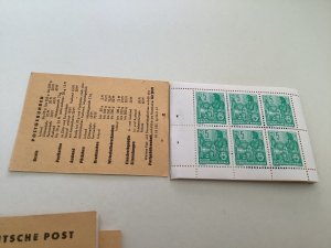 German Democratic Republic 1957 5 year plan  mint stamps booklet R49848