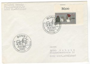 Germany 1981 FDC Stamps Scott 1343 Old Town Architecture