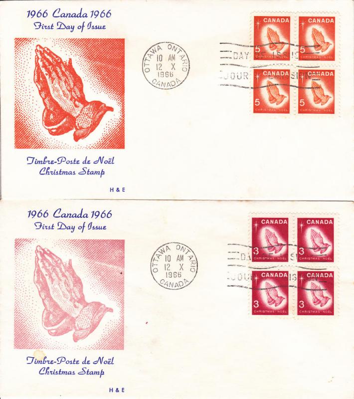 Canada # 451-452, Cacheted First Day Cover,  