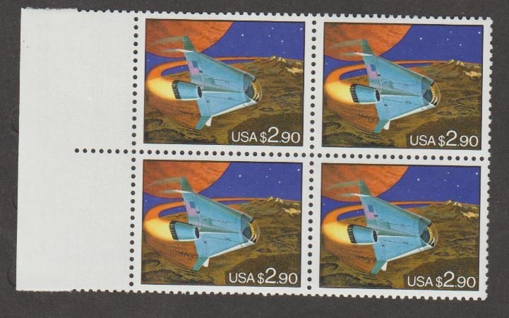 U.S. Scott #2543 Space Shuttle Stamp - Mint NH Block of 4