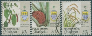 Malaysia Penang 1986 SG103-106 Black Pepper and Oil Palm and Rice (3) FU
