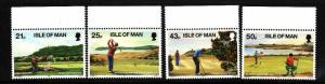 Isle of Man-Sc#752-5-unused NH set-Ryder Cup-Golf Courses-1997-