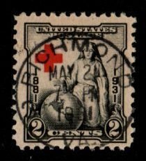 United States #702 used first day cancel