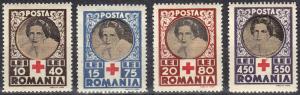 Romania Red Cross (Scott #B247-50) MH