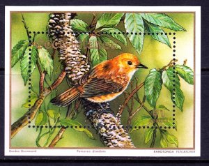 Cook Islands 1989 Birds - WWF $1 Mint MNH Miniature Sheet SC 1020