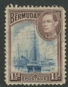 Bermuda #119 KGVI Used  Scott CV. $1.50