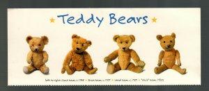 3653-56 * TEDDY BEARS HEADER *  Small Wrinkle above the (A)  MNH