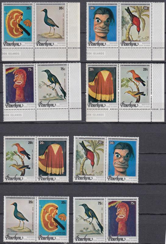 Penrhyn Island -1978 Capt.Cook's arrival in Hawaii collection Sc# 93/96-MNH(565)