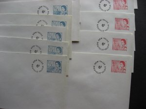 Canada centennial stationery 22 overprinted wholesale Wb EN220, EN222, EN226