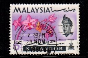 Malaysia - Selangor #124 Orchid Type - Used