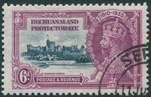 Bechuanaland 1935 6d slate & purple Jubilee SG114 used