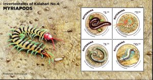 Botswana - 2022 Myriapods MS MNH**