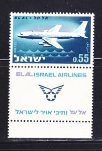 Israel 228 Tab Set MNH Plane (A)