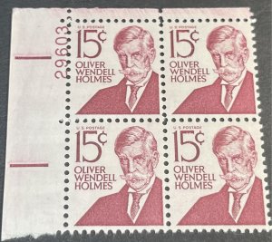 U.S.# 1288-MINT/NEVER HINGED--UL PLATE # BLOCK OF 4--PLATE # 29603--1968