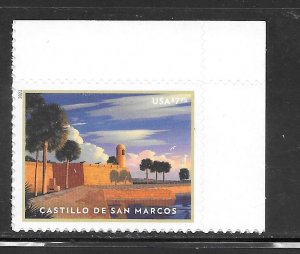 #5554 MNH Castillo de San Marcos Single