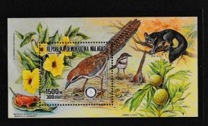 Malagasy # 842, Birds, Souvenir Sheet, Mint NH, 1/2 Cat.