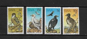 BIRDS - SOUTH WEST AFRICA  #373-6   MNH