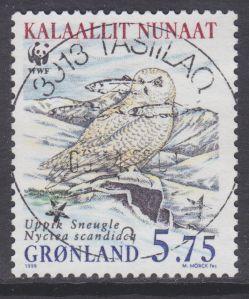 Greenland sc#347 1999 5.75k WWF Birds used