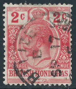 British Honduras, Sc #76, 2c Used