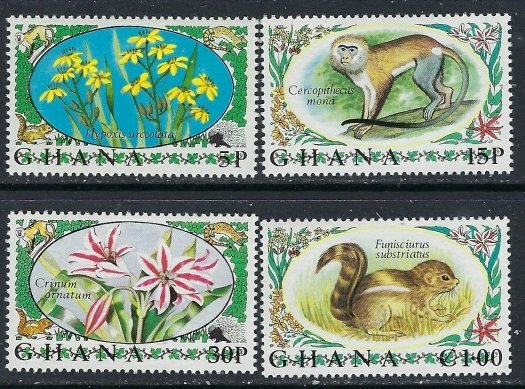 Ghana 450-53 MNH 1972 set (ak3606)