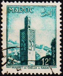 Morocco(French). 1955 12f  S.G.456 Fine Used