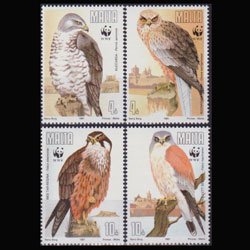 MALTA 1991 - Scott# 779-82 WWF-Falcons Set of 4 NH