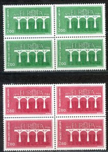 Andorra, French Sc# 323-324 MNH Block/4 1984 Europa