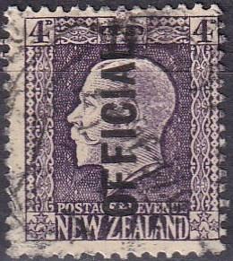 New Zealand #O52 F-VF Used CV $4.25 Z92