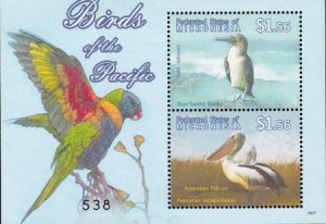 US 860 Trust Territories Micronesia NH VF Birds S/S