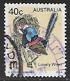 Australia # 717 - Lovely Wren - Used....(KlBl21)