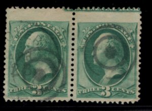 U.S. - 184 -  Imprint Pair -  Used