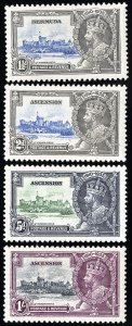 Ascension Stamps # 33-6 MLH VF Scott Value $70.00