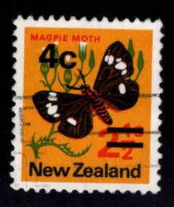 New Zealand Scott 480 Used Surcharged stamp