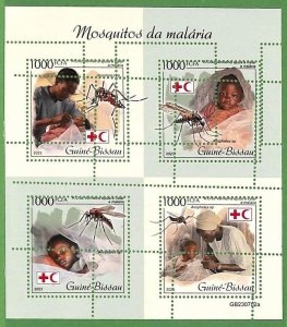 B2362 - Guine-Bissau - ERROR MISPERF Stamp Sheet - 2023 - Disease, Malaria