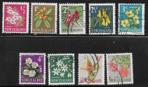 New Zealand #382-389 used