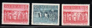 Sweden # 556-58 ~ Cplt Set 3 ~ Mint, HMR ~ cv 3.75