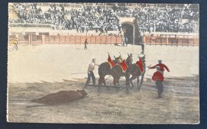 1916 Gibraltar Picture Postcard Cover To Edinburg Scotland El Arrastre